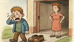 Witz: Fritz kommt nach Hause und heult