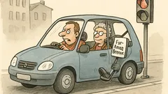 Witz: Für-Omas-Bremser auf der Autobahn…