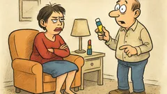 Witz: Meine Frau wollte Lippenstift, bekam Klebestift