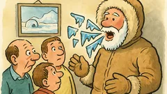 Witz: Fritz kehrt von der Polarreise zurück