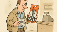 Witz: Ich versuche, die CD zu öffnen