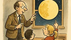 Witz: Der Mond ist so groß…