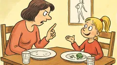 Witz: Schimpft die Mutter bei Tisch …