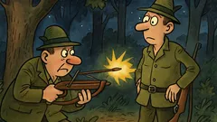 Witz: Zwei Schweizer Jäger verirren sich nachts