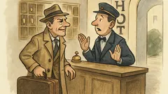 Witz: Kein Zimmer mehr frei, sagt der Portier