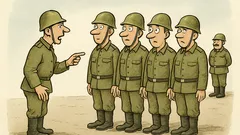 Witz: Der Korporal fragt nach Musikkennern…