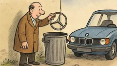 Witz: BMW: Bei Mercedes weggeworfen.