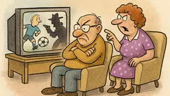 Witz: Alfons streitet wegen der Sportschau…