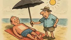 Witz: Kommt ein Schattenbräuner ins Solarium...