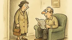 Witz: Sie kommt vom Arzt heim...