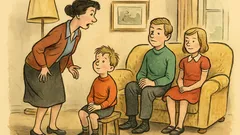 Witz: Erni spielt Familie und wartet