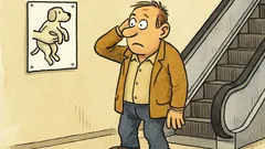 Witz: Kommt ein Mann zur Rolltreppe …