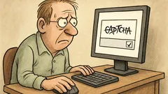 Witz: Ich scheitere am CAPTCHA—bin ich ein Bot?