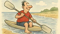 Witz: Treffen sich zwei Flachwasserpaddler...