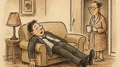 Witz: Kommt ein Vor-Arbeitsantritt-Couch-Besucher…