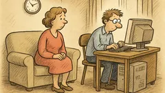 Witz: Sagt der Programmierer: „Nur kurz…“