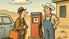 Witz: Ein Reisender in Texas hofft auf Regen