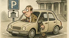 Witz: Kommt ein Gerichtsparkplatz-Benutzer vor Gericht…