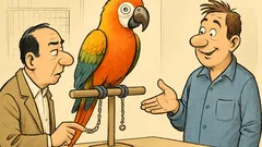Witz: Ein Verkäufer zeigt einen cleveren Papagei…