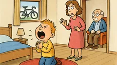 Witz: Ein Junge betet überraschend laut