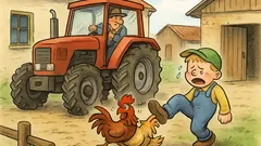 Witz: Auf einem Bauernhof ist alles verschuldet