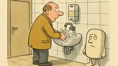 Witz: Ein Flüssigseifenbenutzer betritt die Bar…