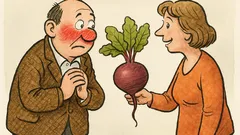 Witz: Bei Frauen rote Rübe bekommen