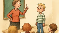 Witz: Lehrerin gibt zwei gute Taten auf