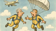 Witz: Zwei Ostfriesen springen ohne Fallschirm