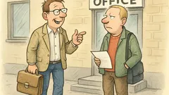 Witz: Kommt ein Anglizismen-Verwender ins Büro...