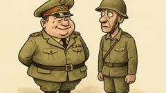 Witz: Lieber schlechter General als guter Soldat