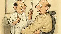 Witz: Im Friseursalon fragt ein Kunde…