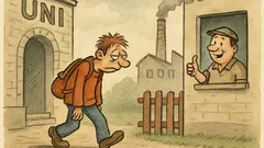 Witz: Jeden Tag in die Uni gehen?