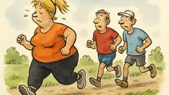 Witz: Laufen zwei Jogger hinter einer Joggerin her