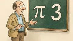 Witz: Sagt der Mathematiker: „Pi ist gleich drei…“