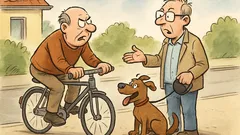 Witz: Ihr Hund verfolgte mich vier Straßen!