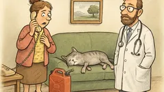 Witz: Ruft eine Frau beim Tierarzt an