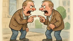 Witz: Ich stritt mal mit einem Idioten...