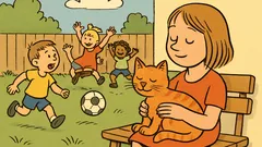 Witz: Alle Kinder spielen im Garten…