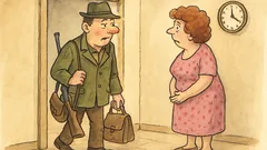 Witz: Fąfara kommt von der Jagd heim…