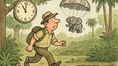 Witz: Warum nicht 16–17 Uhr in den Urwald?