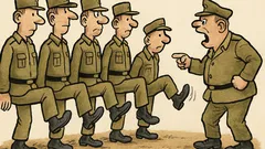 Witz: Bei der Musterung stehen Soldaten in Reihe