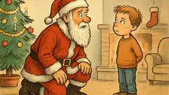 Witz: Als Fritz den Weihnachtsmann erkennt