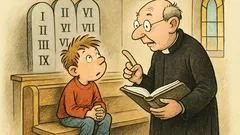 Witz: Und was geschieht beim Gebotbruch?