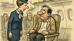 Witz: „Wir wünschen Ihnen einen angenehmen Flug!“