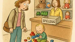 Witz: „Ist das Spielzeug zu kompliziert?“