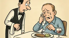 Witz: Ober, warum weinen Sie denn?