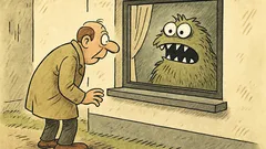 Witz: Nachbar auf Dienstreise – Monster im Haus