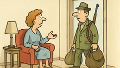 Witz: Die Frau fragt ihren Mann…