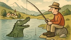 Witz: Was ist der Unterschied zwischen einem Krokodil?